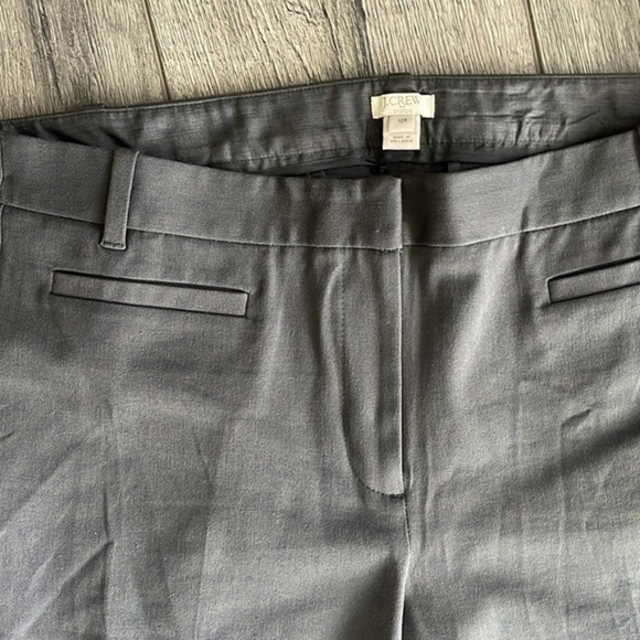 J. Crew pants gray slacks size 12 Stretch career pants - Picture 6 of 9